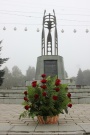 Возложение цветов к памятнику  абхазских добровольцев