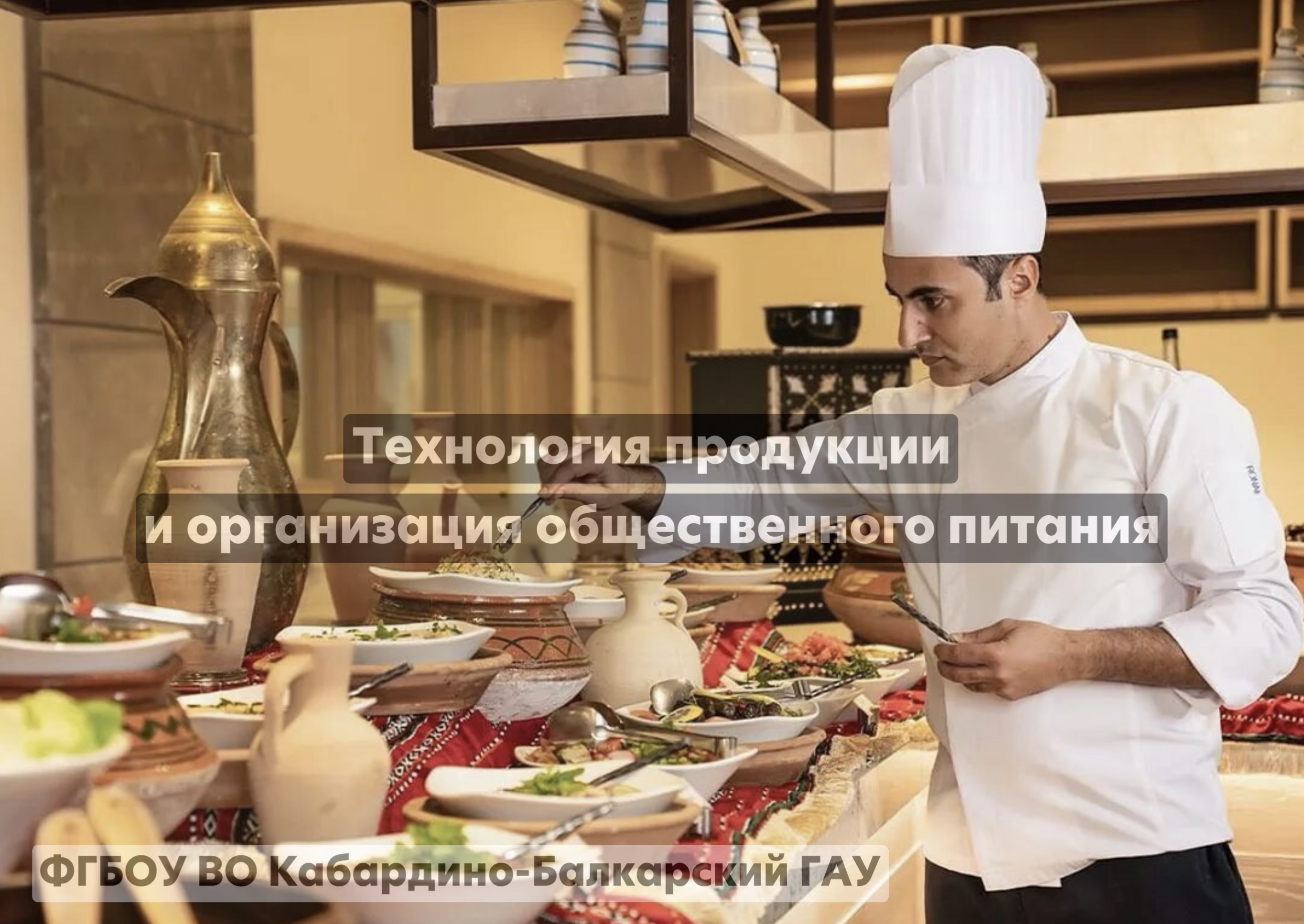 Технология продукции и организация общественного питания 