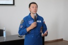 Кабардино-Балкарский ГАУ посетил космонавт, герой России Сергей Ревин