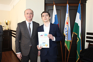 Награждение на Учёном совете