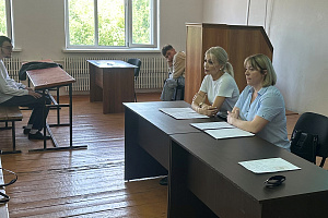 Встреча с представителями  Центра по противодействию экстремизму Полиции Главного управления МВД РФ по СКФО