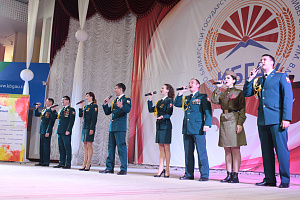 В Кабардино-Балкарском ГАУ выступил ансамбль песни и пляски Северо-Кавказского округа войск национальной гвардии РФ