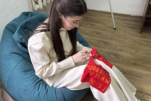 «Движение Первых» и Кабардино-Балкарский ГАУ присоединились к Всероссийской акции «Полотно памяти руками благодарных потомков»