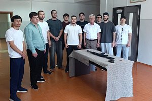 Студенты факультета среднего профессионального образования успешно завершили учебные военные сборы