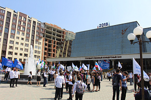 Студенты и преподаватели Кабардино-Балкарского ГАУ во главе с ректором Асланом Апажевым выразили свою гражданскую позицию, выступив против терроризма