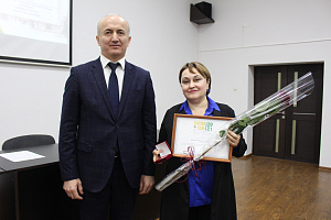 Награждение на заседании Учёного совета