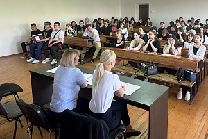 Встреча с представителями  Центра по противодействию экстремизму Полиции Главного управления МВД РФ по СКФО