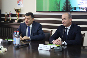 Адальби Шхагошев встретился с преподавателями и студентами Кабардино-Балкарского ГАУ