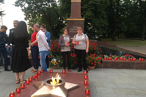 Студенты Кабардино-Балкарского ГАУ приняли участие в добровольческой гражданско-патриотической акции «Свеча памяти»