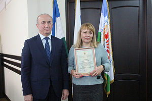 Награждение на Учёном совете