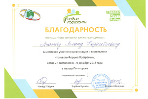 Итоговый форум программы «Новые горизонты» 2018 года