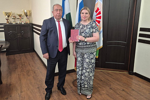 Награждение на заседании Учёного совета