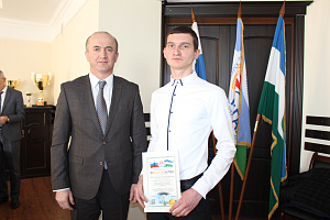 Награждение на Учёном совете