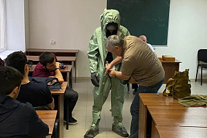 Студенты факультета среднего профессионального образования успешно завершили учебные военные сборы