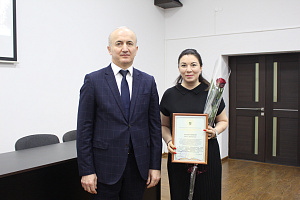Награждение на заседании Учёного совета