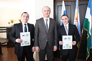 Награждение на Учёном совете