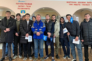 Экскурсия студентов направления подготовки «Теплоэнергетика и теплотехника» на базе филиала «Газпром газораспределение Нальчик».   