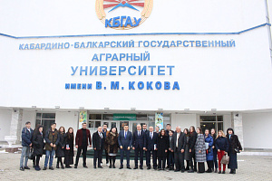 Адальби Шхагошев встретился с преподавателями и студентами Кабардино-Балкарского ГАУ