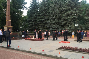 Студенты Кабардино-Балкарского ГАУ приняли участие в добровольческой гражданско-патриотической акции «Свеча памяти»