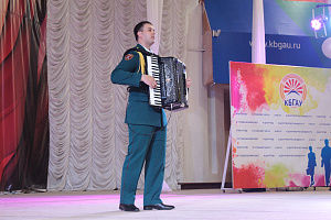 В Кабардино-Балкарском ГАУ выступил ансамбль песни и пляски Северо-Кавказского округа войск национальной гвардии РФ