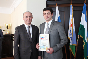 Награждение на Учёном совете