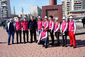 Волонтёры Кабардино-Балкарского ГАУ приняли участие в акции «Посади дерево!»