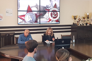 Встречу посвятили  исторической  памяти подвига советского народа во время Великой Отечественной войны