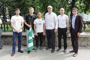 Студенты и преподаватели Кабардино-Балкарского ГАУ приняли участие в торжествах, посвящённых Дню России