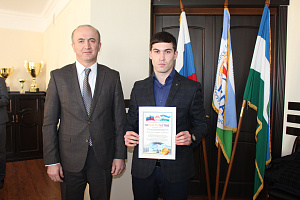 Награждение на Учёном совете