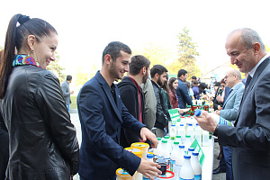 Открытие Межрегионального молодежного форума инновационных проектов «Энергия роста», реализуемого при грантовой поддержке Федерального агенства по делам молодежи (Росмолодежь), и сельскохозяйственной выставки «Золотая осень Кабардино-Балкарского ГАУ»