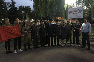 Студенты Кабардино-Балкарского ГАУ приняли участие в добровольческой гражданско-патриотической акции «Свеча памяти»