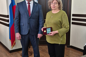 Награждение на Учёном совете