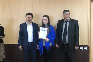 Награждение за активное участие в реализации проектов Росмолодёжи