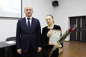 Награждение на заседании Учёного совета