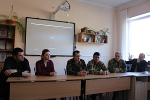 Встреча с военнослужащими «Герои наших дней»